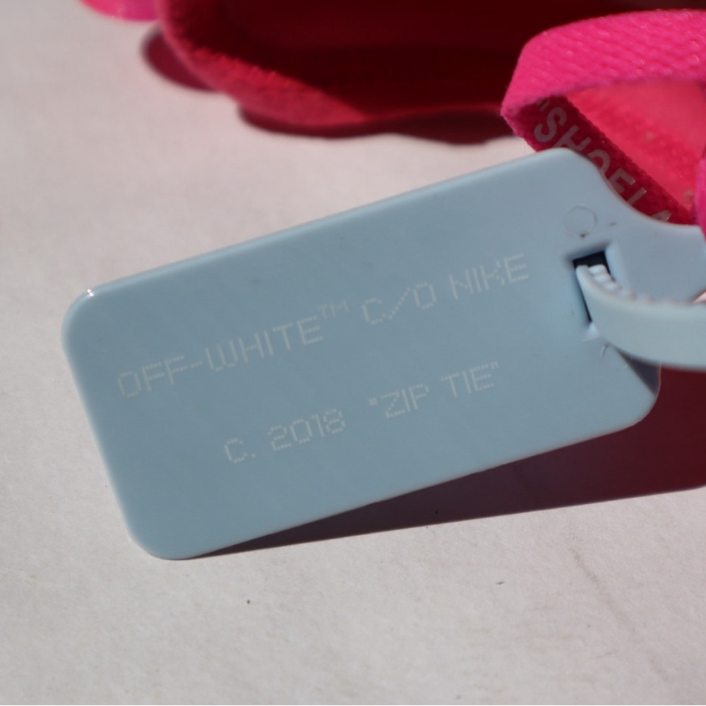 Off-White X Nike Zoom Fly “The 10” Athletic Pink Sneakers - Picture 5 of 8